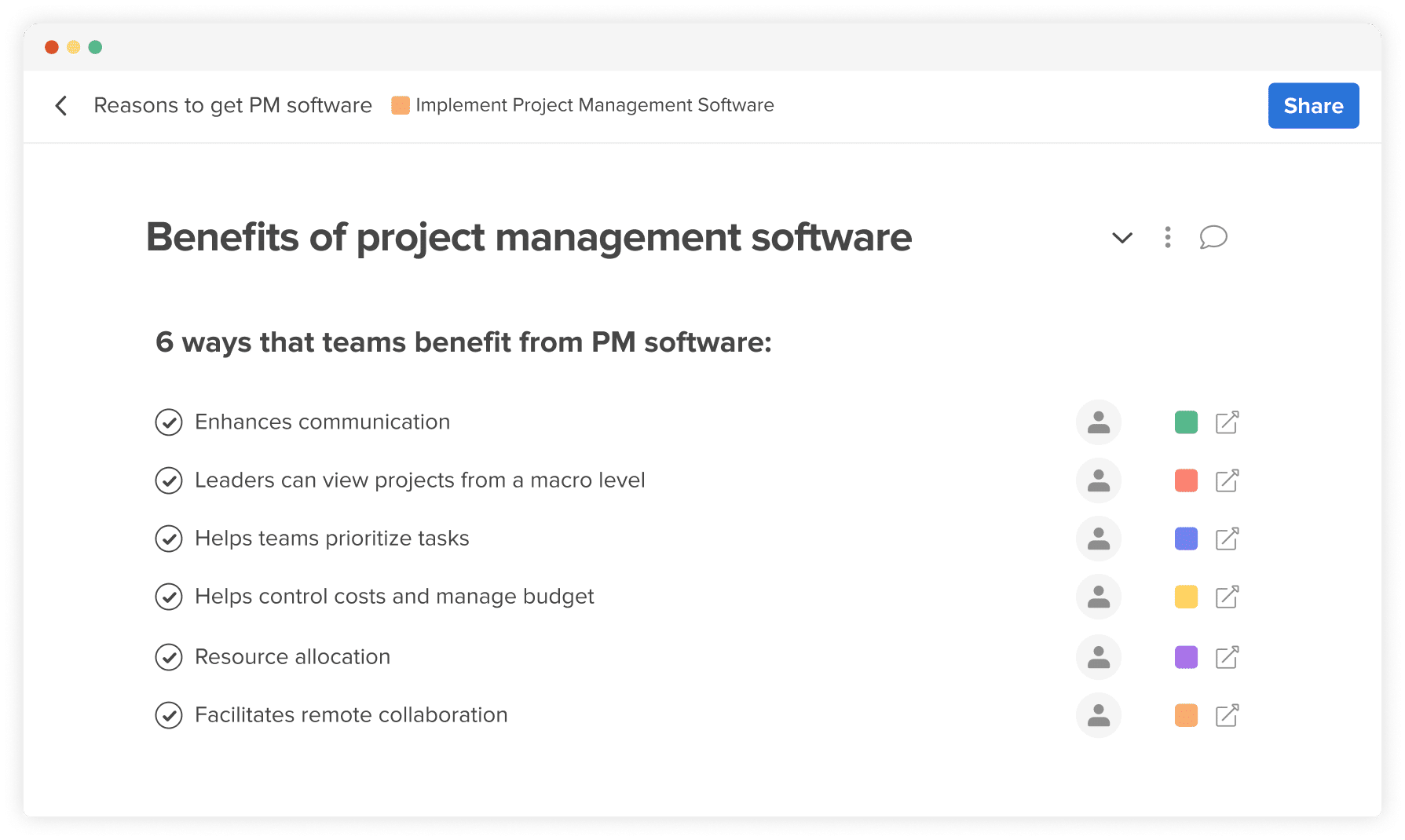benefits of project management software